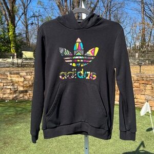 Adidas Trefoil Black Hoodie